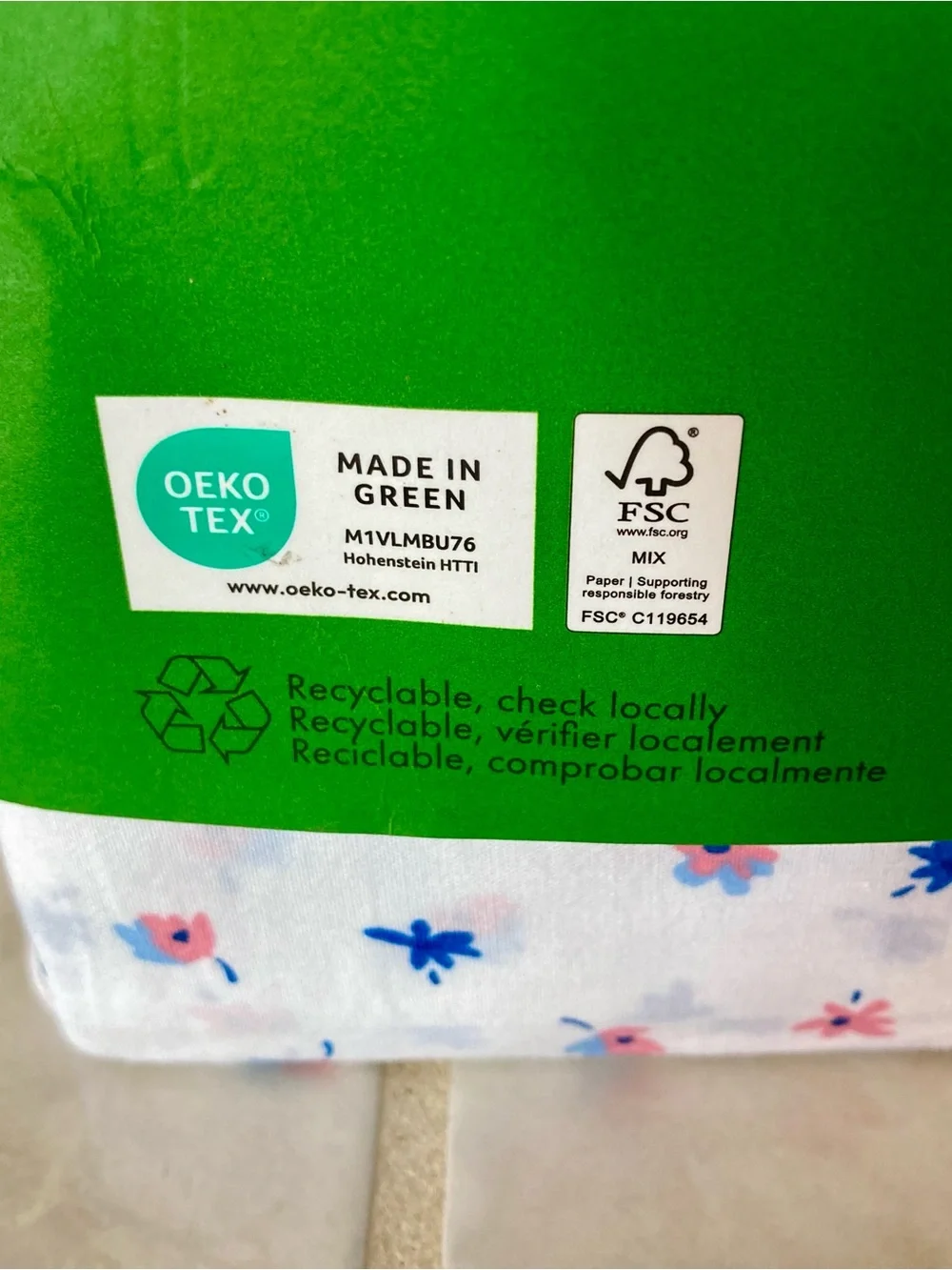 NEW Kate Spade Queen Size Sheets, White with Pink and Blue Floral Pattern